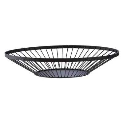 Fruit Basket With Matte Black Finish Frame