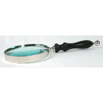 Magnifying Glass With Black Handle 38.4cm (15cm Dia)
