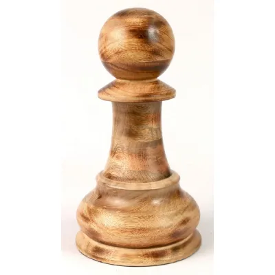 Mango Wood Pawn Chess Piece 24cm