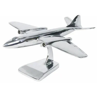 Canberra Aeroplane Wing Span Nickel Plated Aluminium 39cm