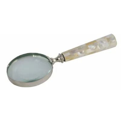 Mother of Pearl Effect Magnifying Glass 20cm (8cm Dia)