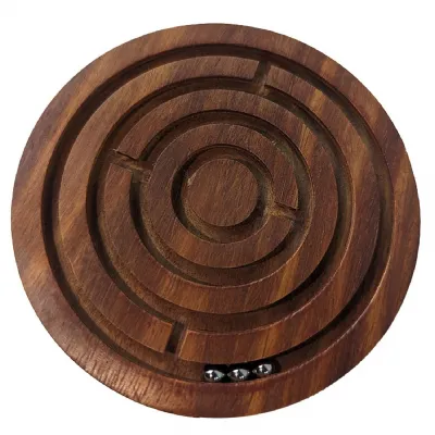 Sheesham Wooden Labyrinth Puzzle 10cm