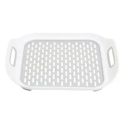 Romm White And Grey Sink Mat