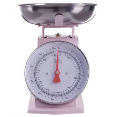 Olivier 5kg Pink Retro Kitchen Scale