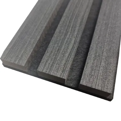 Black Oak Slatted 240cm x 60cm Wall Panels Pack of 2