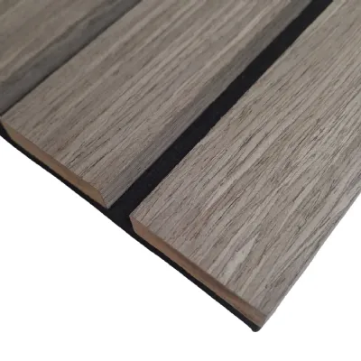 Grey Oak Wide Slat 240cm x 30cm Wall Panels Pack of 2