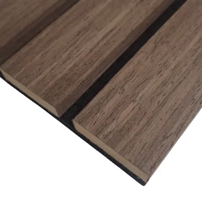 Smoked Oak Wide Slat 240cm x 30cm Wall Panels Pack of 2