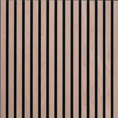 Set of 4 Smoked Oak Acoustic Square Decorative Wall Panels 60 x 60cm