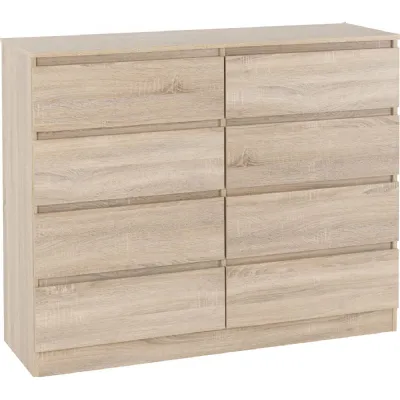 Malvern 8 Drawer Chest Sonoma Oak Effect