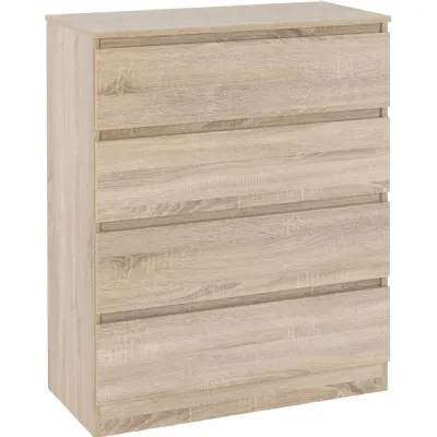 Malvern 4 Drawer Chest Sonoma Oak Effect