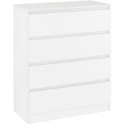 Malvern 4 Drawer Chest White
