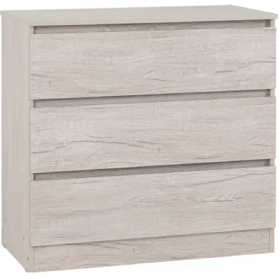 Malvern 3 Drawer Chest Urban Snow