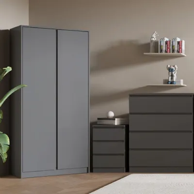 Grey Wood Triple Bedroom Set