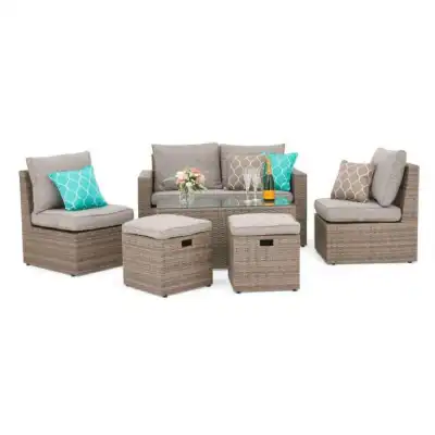 Seychelles Luxury Rattan Sofa Set