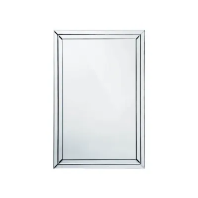 Bevelled Clear Edge Deco Style Mirror