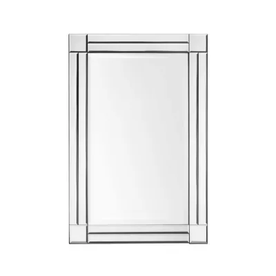 Block Corner Venetian Deco Mirror