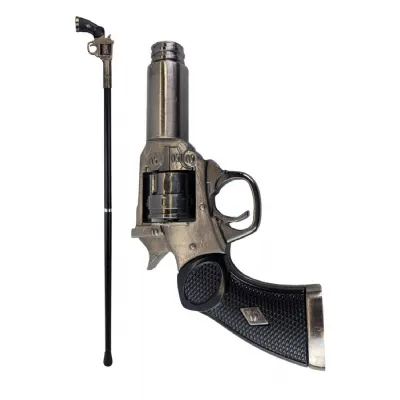 Pistol Grip Swagger Cane Walking Stick 96cm