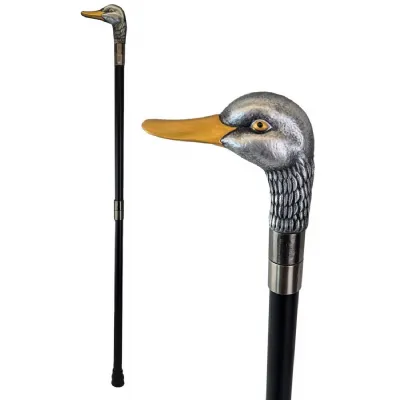Duck Swagger Cane Walking Stick 95cm