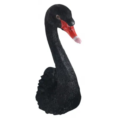 Black Swan Head Wall Art 57.5cm