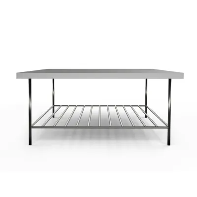 Alberto Square Coffee Table Grey And Black