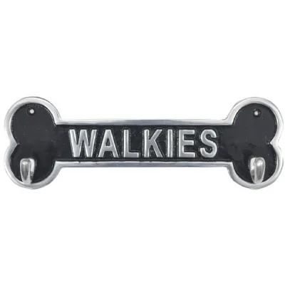 Walkies Dog Lead Hook Holder Key Coat Hook 30cm