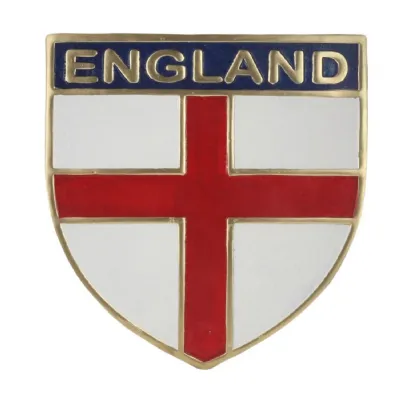 Silver Coated Aluminium England St George Wall Plaque 59cm