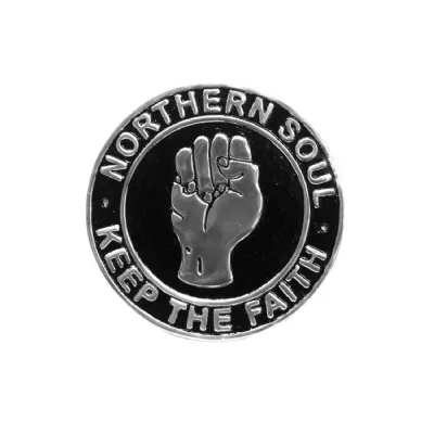 Northern Soul Sign Polished Aluminium 12cm