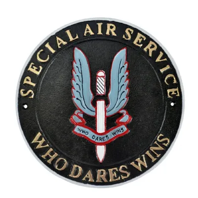 Special Air Force Plaque Cast Iron 24cm