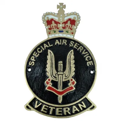 Special Air force Veteran Plaque 25cm