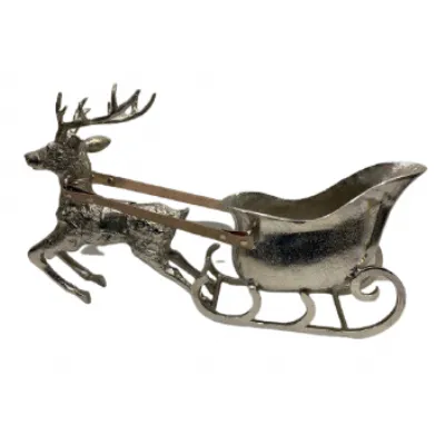 Reindeer and Sleigh H53cm