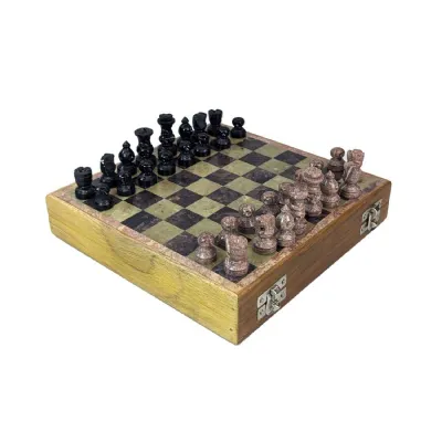 Soap Stone Chess Box 20cm