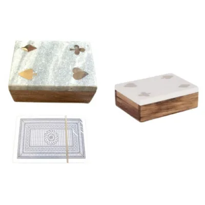 Card Box Marble Top 11.3cm