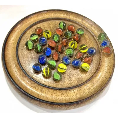 Solitaire With Glass Balls 15.2cm