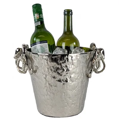 27cm Medium Octopus Handle Artisan 2 4 Bottle Round Ice Bucket N P