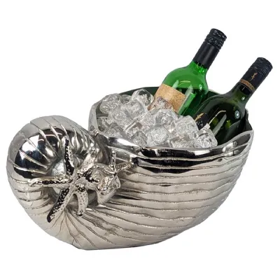 37cm Large Nautilus Shell 3 4 Bottle Ice Bucket N P