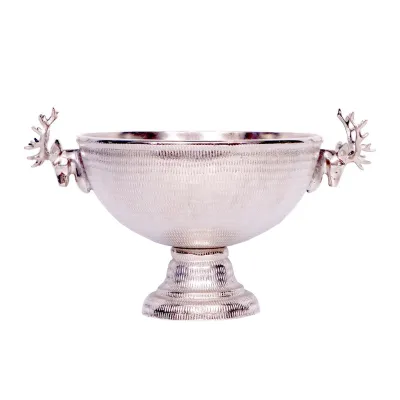 Bowl Centrepiece with Deer Handles 54cm