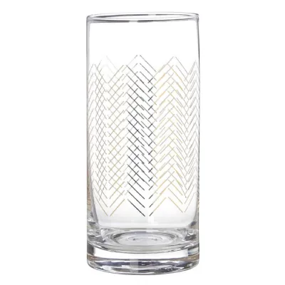 Set of 4 Jazz Era Highball Glasses