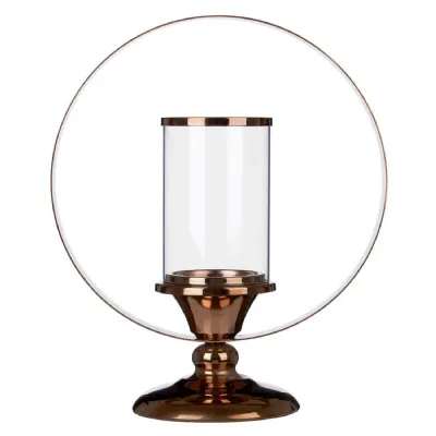 Kensington Small Candle Holder Finished in Bronze