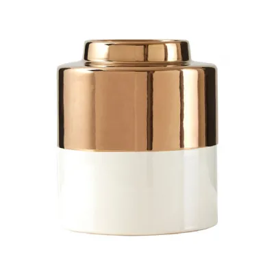 Small Gold Metallic Vase