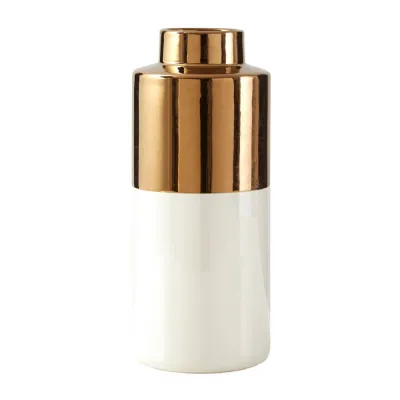 Large Metallic Gold Porcelain Vase