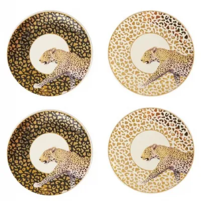 London Leo Set of 4 Canape Plates
