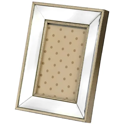 Rectangle Mirror Bordered Photo Frame 5x7