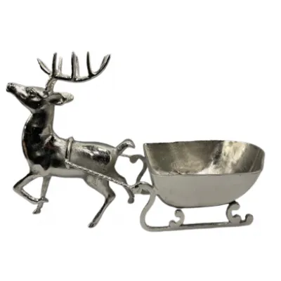 Reindeer and Sleigh H70cm