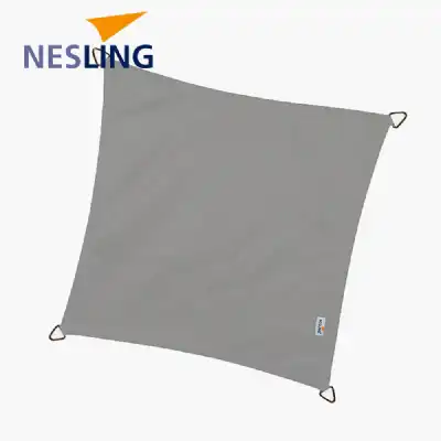 Grey Fabric Garden Square 4m Waterproof Shade Sail