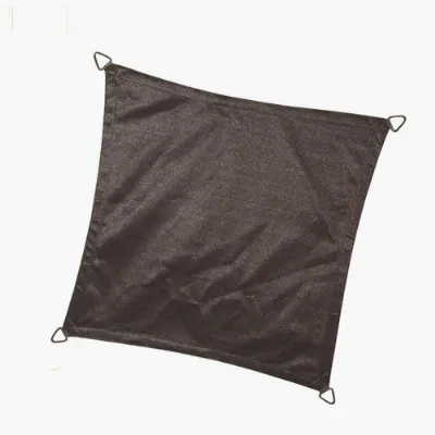 Grey Fabric Garden Square 5m Waterproof Shade Sail