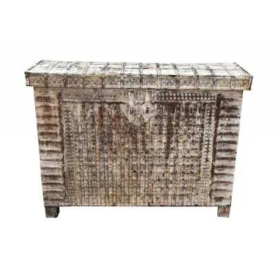Tall Wide Narrow Pitari Storage Trunk Indian Dowry Wedding Chest