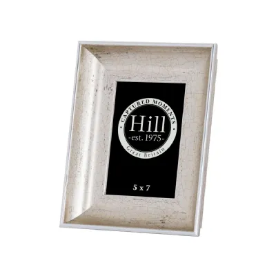 Antique Silver Crackled Effect Photo Frame 5X7