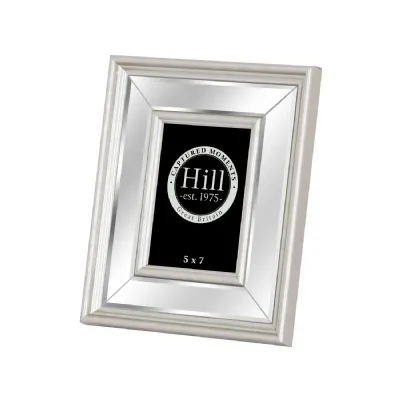 Silver Bevelled Mirrored Photo Frame 5X7