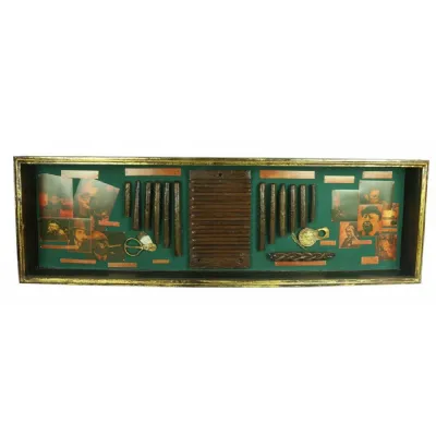 Clear Glass Front Wooden Cigar Display Cabinet 96cm
