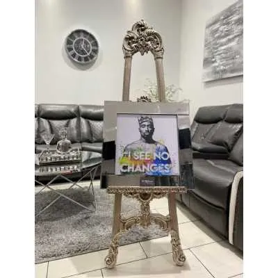 Rap Artist 2 Pac Multicolor Wall Art Mirror Frame